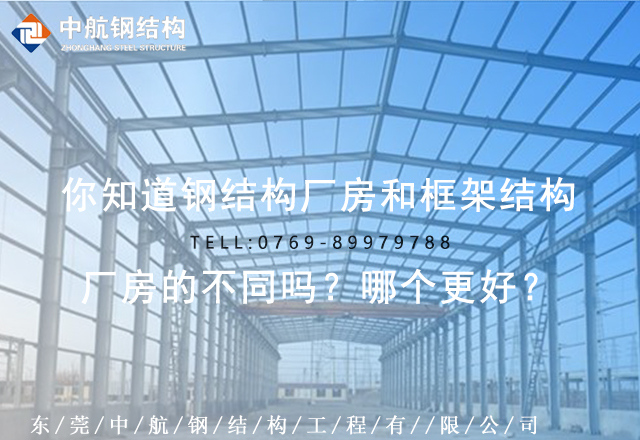 你知道鋼結(jié)構(gòu)廠房和框架結(jié)構(gòu)廠房的不同嗎？哪個(gè)更好？(圖1)